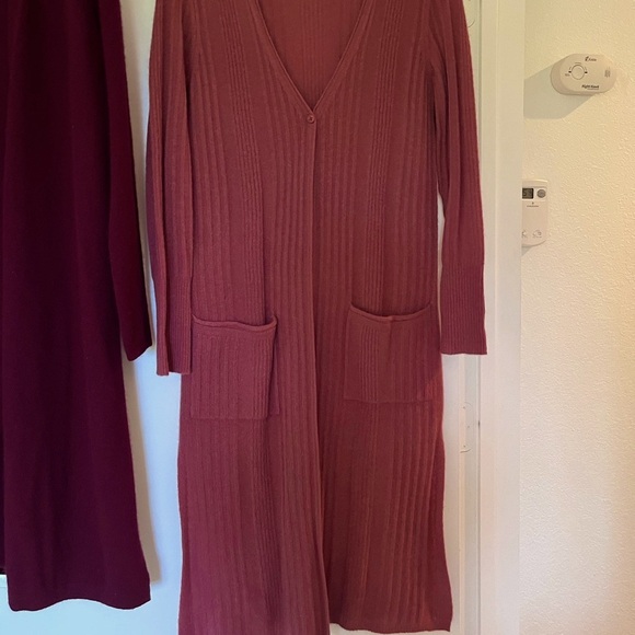 Cashmere Duster - Saks Fifth Ave. “Naked Cashmere”Duster Single Ply - Picture 2 of 4